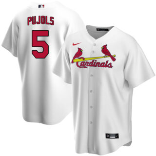 Men's St. Louis Cardinals Albert Pujols Stitched Jersey Replica - White