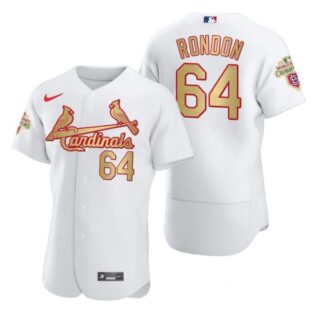 Men's Jose Rondon St. Louis Cardinals Flex Base Jersey White WS White WS