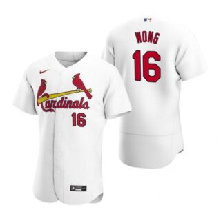 Men's Kolten Wong St. Louis Cardinals Flex Base Jersey Black Golden White
