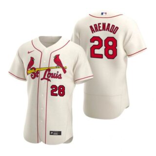 Men's Nolan Arenado St. Louis Cardinals Flex Base Jersey Light Blue Cream