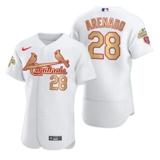 Men's Nolan Arenado St. Louis Cardinals Flex Base Jersey Light Blue White WS