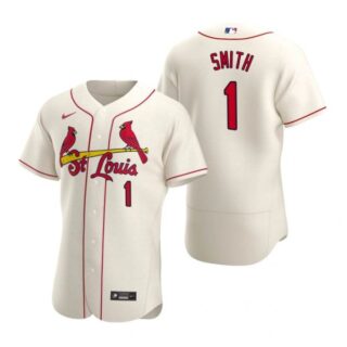 Men's Ozzie Smith St. Louis Cardinals Flex Base Jersey Light Blue Cream