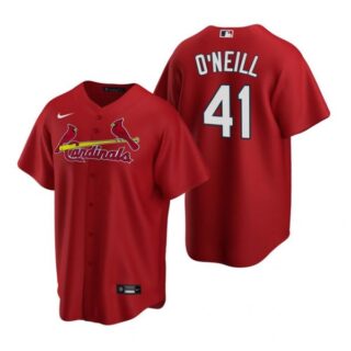 Men's Tyler O'Neill St. Louis Cardinals Cool Base Jersey Light Blue Red