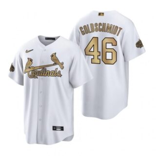 Men's Cool Base Paul Goldschmidt St. Louis Cardinals 2022 MLB All-Star Game White Stitched Jersey