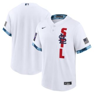 Youth St. Louis Cardinals 2021 MLB All-Star White Jersey Worn In-Game - Stitched