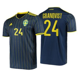 Men's Andreas Granqvist Sweden National Night Indigo Away Jersey