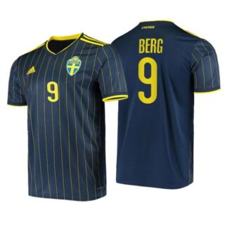 Men's Marcus Berg Sweden National Night Indigo Away Jersey