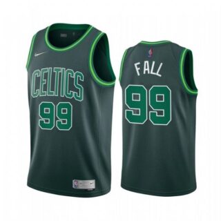 Men's Tacko Fall Boston Celtics Basketball Jersey Green Earned
