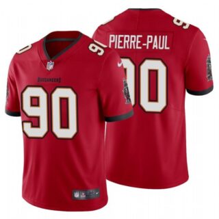 Men's Jason Pierre Paul Tampa Bay Buccaneers Vapor Limited Jersey Stitched Red