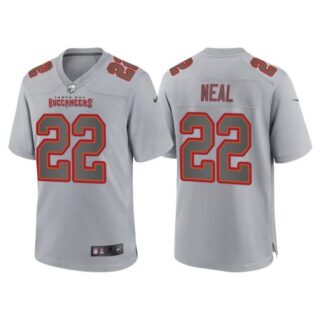 Men's Tampa Bay Buccaneers Keanu Neal Gray Atmosphere Fashion Stitched Jersey