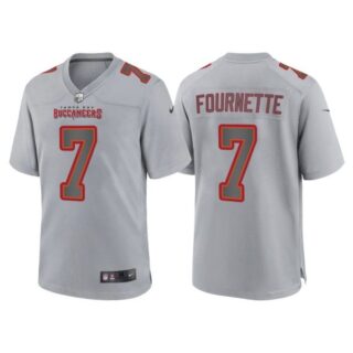 Men's Tampa Bay Buccaneers Leonard Fournette Gray Atmosphere Fashion Stitched Jersey