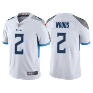Men's Tennessee Titans Robert Woods White Vapor Limited Stitched Jersey