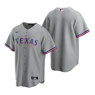 Men's Blank Texas Rangers Cool Base Jersey Light Blue Gray