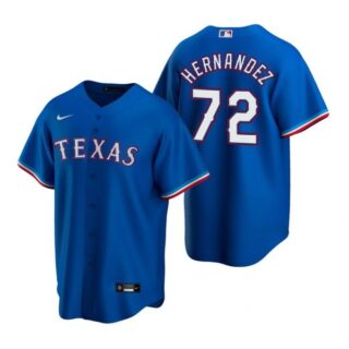 Men's Jonathan Hernandez Texas Rangers Cool Base Jersey Royal Royal