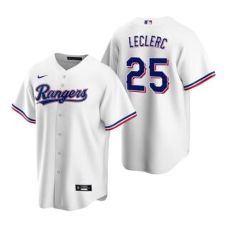 Men's Jose Leclerc Texas Rangers Cool Base Jersey White White