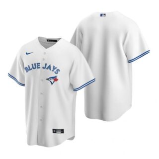 Men's Blank Toronto Blue Jays Cool Base Jersey Royal White