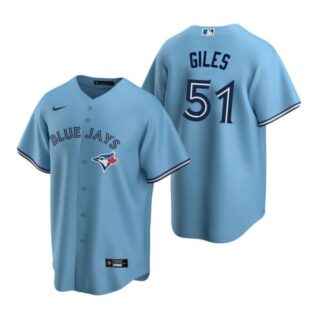 Men's Ken Giles Toronto Blue Jays Cool Base Jersey Powder Blue Powder Blue
