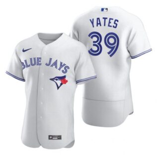 Men's Kirby Yates Toronto Blue Jays Flex Base Jersey Gray White