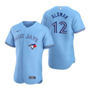 Men's Roberto Alomar Toronto Blue Jays Flex Base Jersey Powder Blue Powder Blue