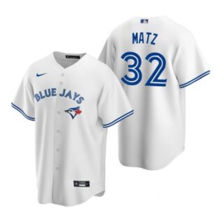 Men's Steven Matz Toronto Blue Jays Cool Base Jersey Royal White