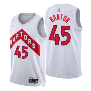 Men's Dalano Banton Toronto Raptors 75th Anniversary Diamond Jersey White Association