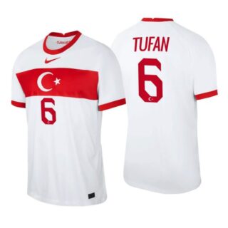 Men's Ozan Tufan Turkey National White Home Jersey