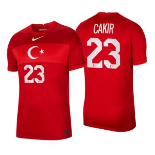 Men's Ugurcan Cakir Turkey National Red Away Jersey