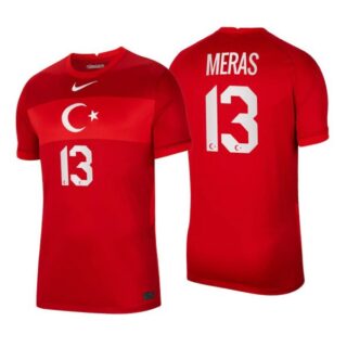Men's Umut Meras Turkey National Red Away Jersey