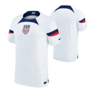 Men's Blank USMNT National Team White Home Soccer Jersey 2022-23