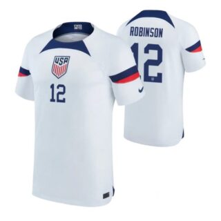 Men's Miles Robinson USMNT National Team White Home Soccer Jersey 2022-23