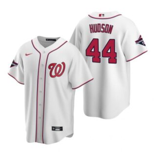 Men's Daniel Hudson Washington Nationals Cool Base Jersey White World Series Champions White WS