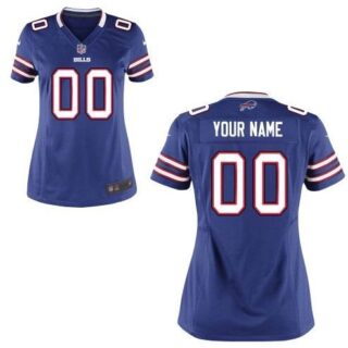 women's buffalo bills customized game team blue jerseys