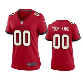 Women's Custom Tampa Bay Buccaneers Vapor Limited Jersey Stitched Red