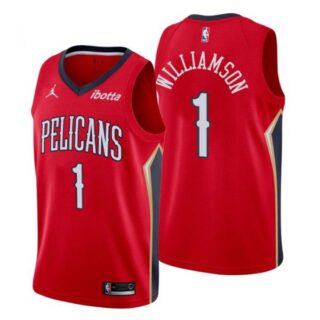 Men's Zion Williamson New Orleans Pelicans Basketball Jersey Red