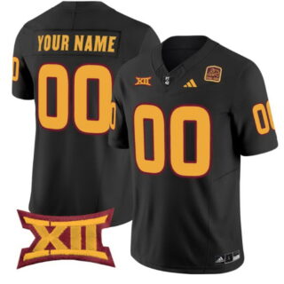 Custom Arizona State Sun Devils Jersey Vapor Limited College Football Black