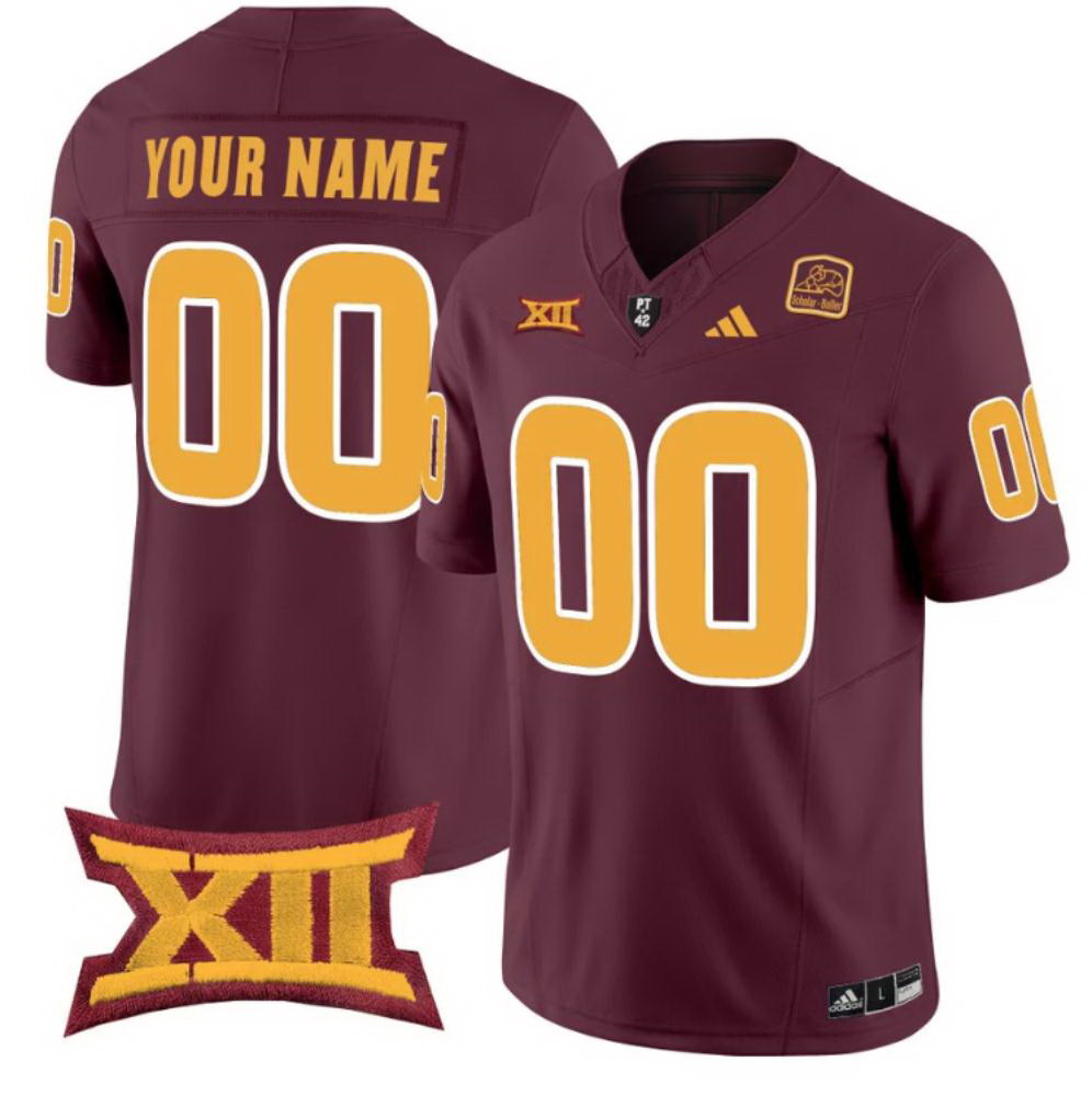Custom Arizona State Sun Devils Jersey Vapor Limited College Football Maroon