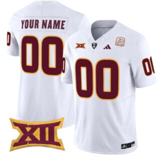 Custom Arizona State Sun Devils Jersey Vapor Limited College Football White