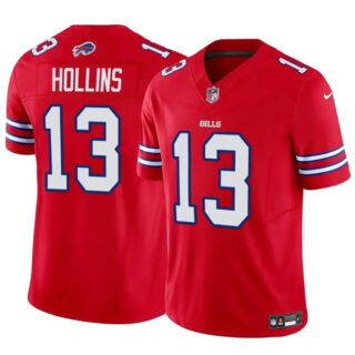 Men's Buffalo Bills #13 Mack Hollins Red 2024 F.U.S.E. Vapor Untouchable Limited Stitched Football Jersey