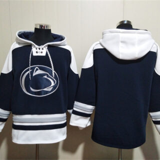 Men's Penn State Nittany Lions Navy Ageless Must-Have Lace-Up Pullover Hoodie