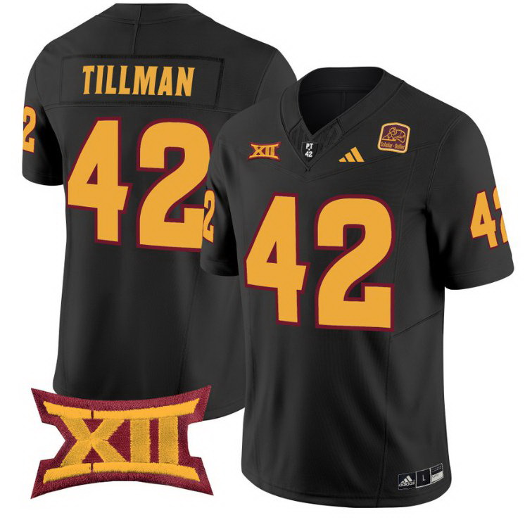 Pat Tillman Jersey #42 Arizona State Sun Devils Vapor Limited College Football Black