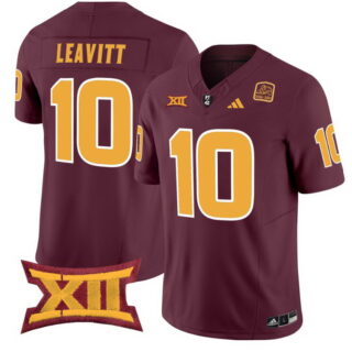Sam Leavitt Jersey #10 Arizona State Sun Devils Vapor Limited College Football Maroon