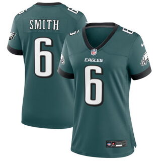 Women's Philadelphia Eagles #6 DeVonta Smith Midnight Green Team Jersey