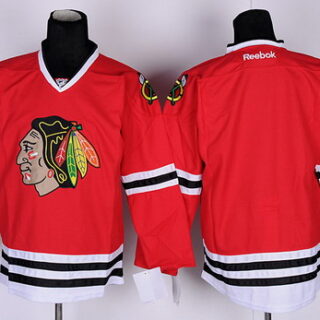 Youth Chicago Blackhawks Blank Red Jersey