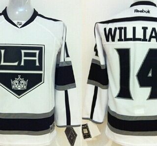 Youth Los Angeles Kings #14 Justin Williams White Jersey