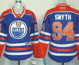 Women's Edmonton Oilers #94 Ryan Smyth Royal Blue s Jersey