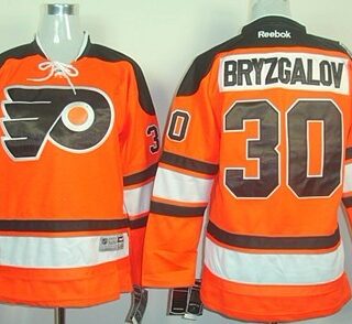 Youth Philadelphia Flyers #30 Ilya Bryzgalov 2012 Winter Classic Orange Jersey
