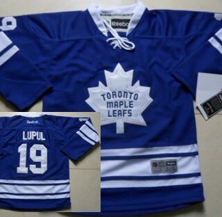 Youth Toronto Maple Leafs #19 Joffrey Lupul Blue Third Jersey