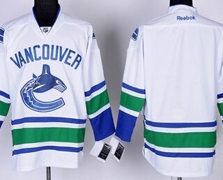 Youth Vancouver Canucks Blank White Jersey