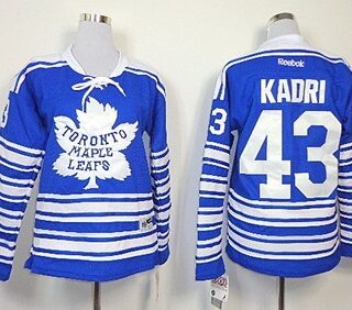 Women's Toronto Maple Leafs #43 Nazem Kadri 2014 Winter Classic Blue s Jersey