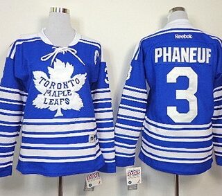 Women's Toronto Maple Leafs #3 Dion Phaneuf 2014 Winter Classic Blue s Jersey